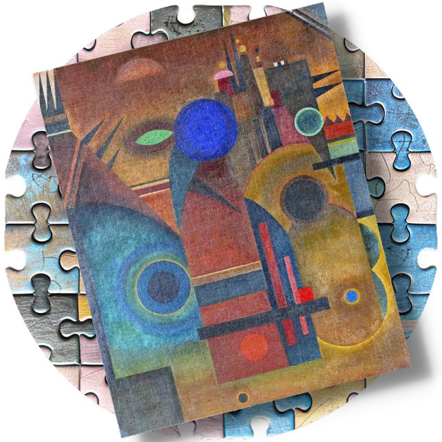PUZZLE - "Silence Brun" -Wassily Kandinsky (Créateur téléchargé)