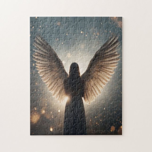 Puzzle Silhouette d'ange (Vertical)