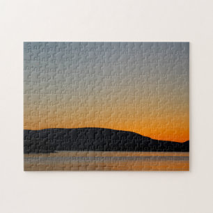 Puzzle Silhouette de montagne