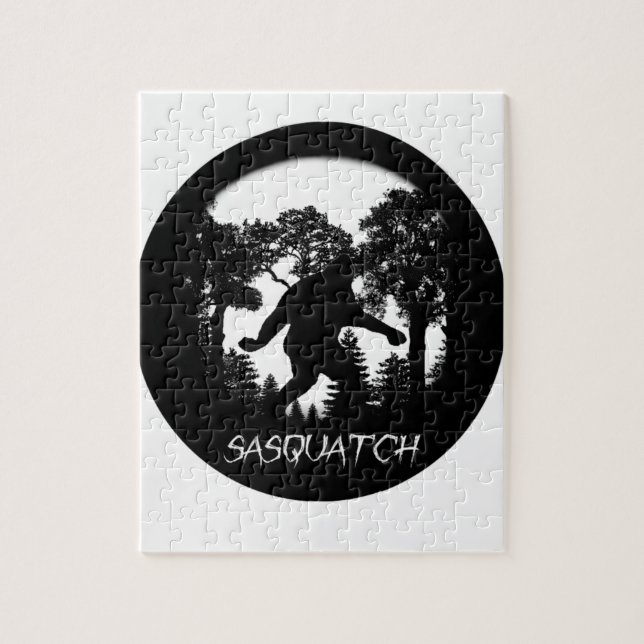 Puzzle Silhouette de Sasquatch (Vertical)