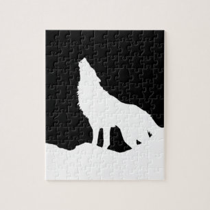 Puzzle Silhouette de Wolf Wolf, un personnage d'art pop n