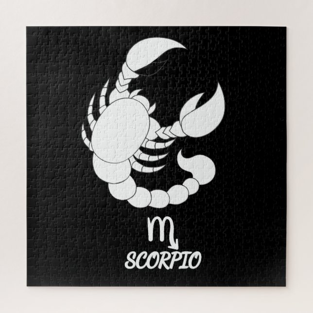Puzzle Silhouette Scorpio (Vertical)
