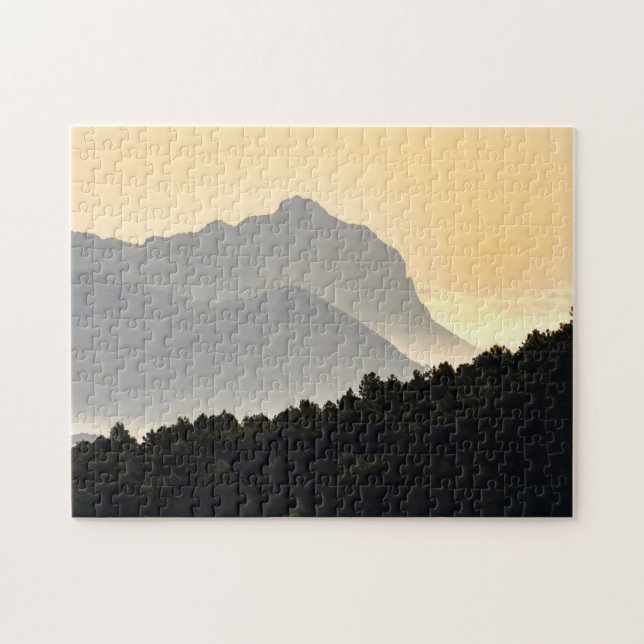 Puzzle Silhouettes des montagnes (Horizontal)