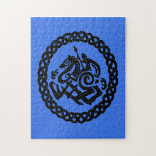 Puzzle Silhouettes d'Odin et de Sleipnir