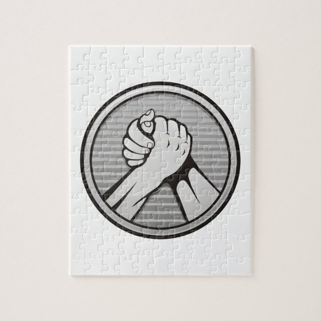 Puzzle Silver (Vertical)