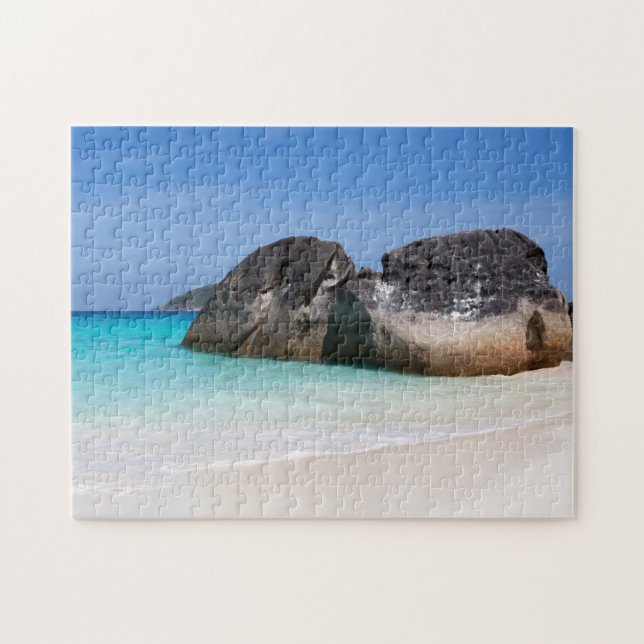 Puzzle Similan beach Andaman Sea Thaïlande Poster Poster (Horizontal)