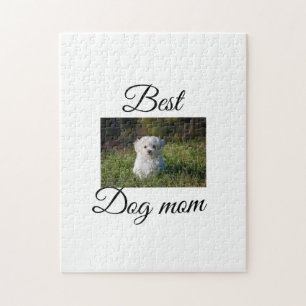 Puzzle Simple animal coloré ajouter nom photo chien maman