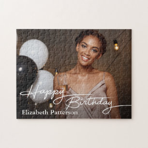Puzzle Simple Classique Joyeux Anniversaire Photo