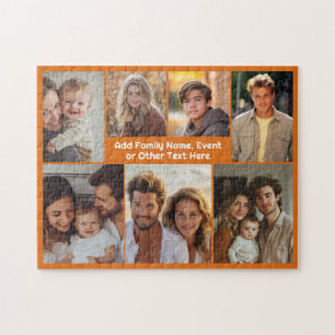 Puzzle Simple Collage de 7 Photos avec Texte Gras