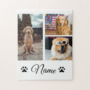 Puzzle Simple coloré animal ajouter nom photo collage