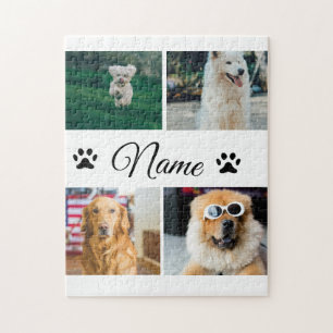 Puzzle Simple coloré animal ajouter nom photo collage