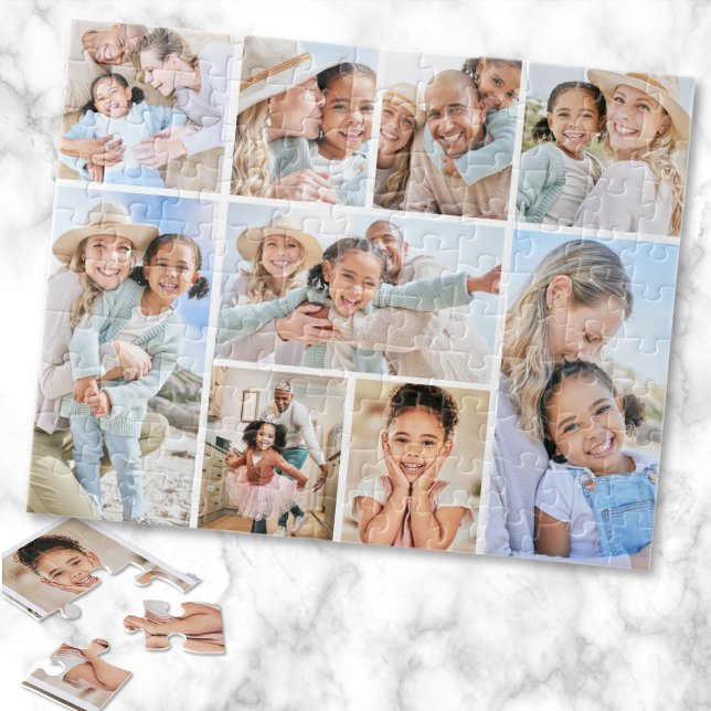 Puzzle Simple Custom Family Photo Collage (Simple Custom Family Photo Collage jigsaw puzzle )