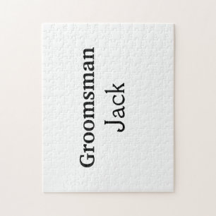 Puzzle SIMPLE MINIMAL ajouter votre nom toiletteur person
