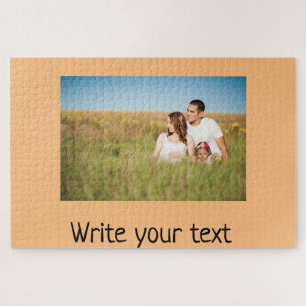 Puzzle simple minimum ajouter votre texte photo noël j