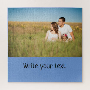 Puzzle simple minimum ajouter votre texte photo noël j