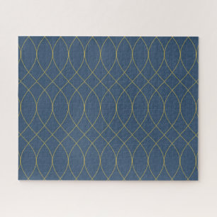 Puzzle Simple, moderne, cool, tendance courbe, lignes ond