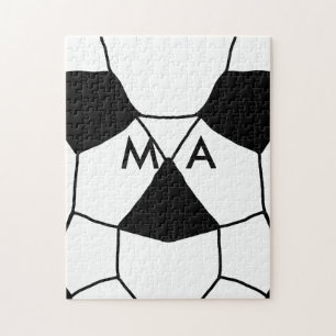 Puzzle Simple monogramme ajouter votre nom lettre man min