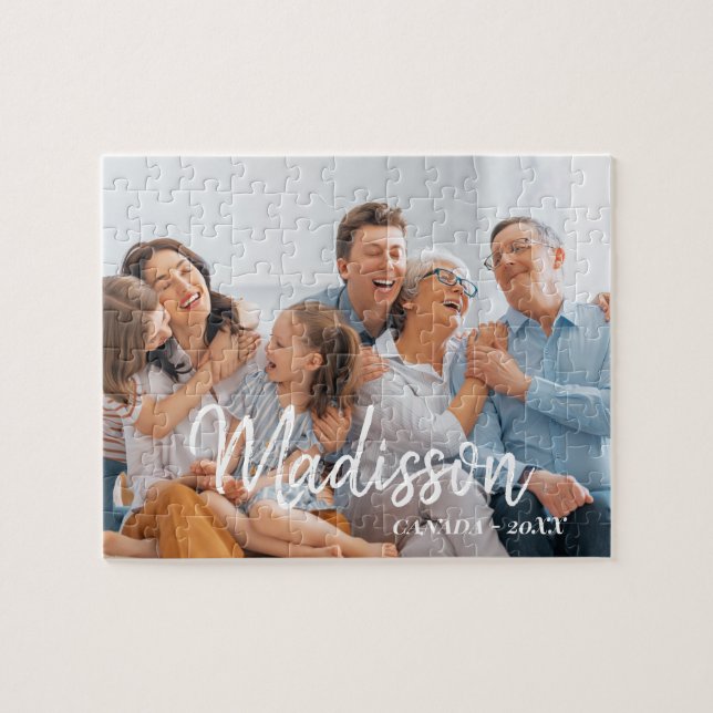 Puzzle Simple Photo de Famille (Horizontal)
