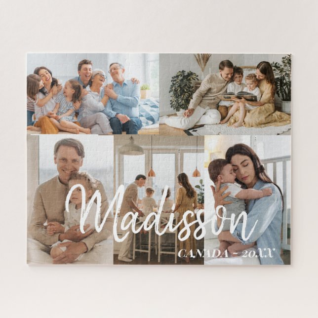 Puzzle Simple Photo de Famille (Horizontal)