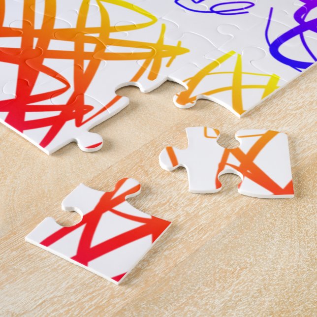 Puzzle Simple Scribble | Filtre Ipanema | Carrelage centr (Côté)