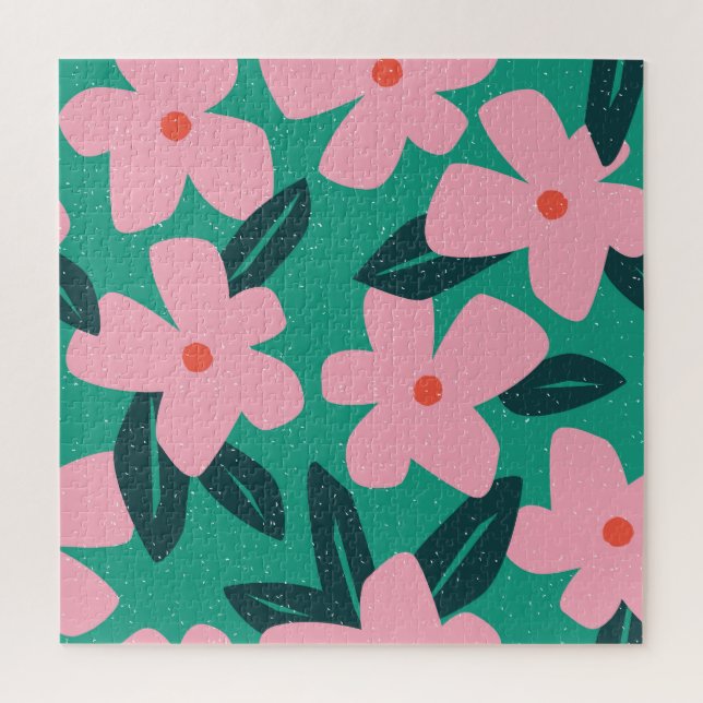 Puzzle Simplicité florale : Beauté Abstraite (Vertical)