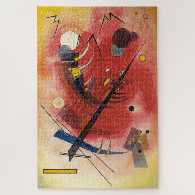 Puzzle Simulation interne peinture Abstraite (Vertical)