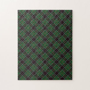 Puzzle Sinclair Tartan Plaid Motif