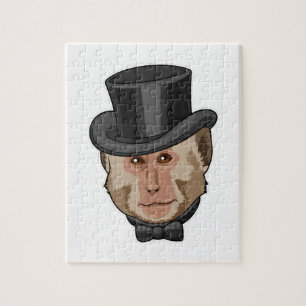 Puzzle Singe avec Cylindre