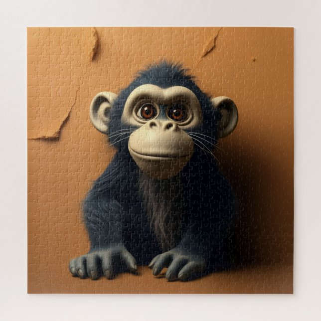Puzzle Singe noir (Vertical)