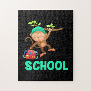 Puzzle Singe retour à l'école