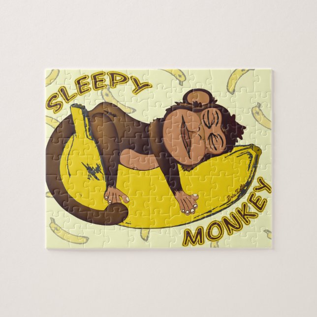 Puzzle Singe somnolent (Horizontal)