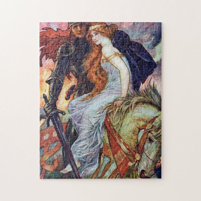 Puzzle Sir Lancelot et Guinevere par Henry Ford (Vertical)
