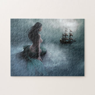 Puzzle Sirène et navire pirate