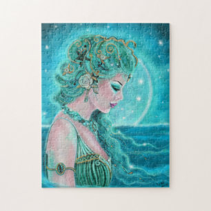 Puzzle Sirène Lune De Renee Lavoie