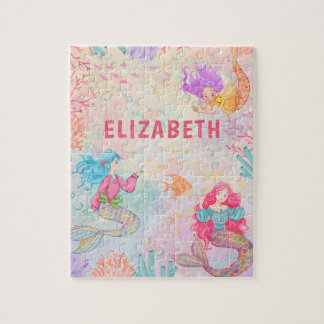 Puzzle Sirène Magique Sous Les Enfants De La Mer