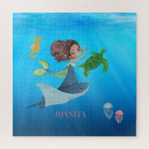 Puzzle Sirène personnalisée