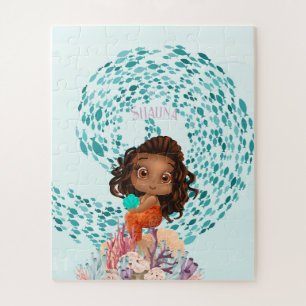 Puzzle Sirène personnalisée