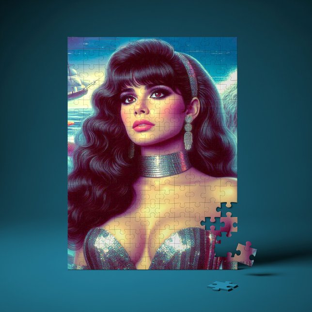 Puzzle Sirène Rétro Pin-up (Créateur téléchargé)