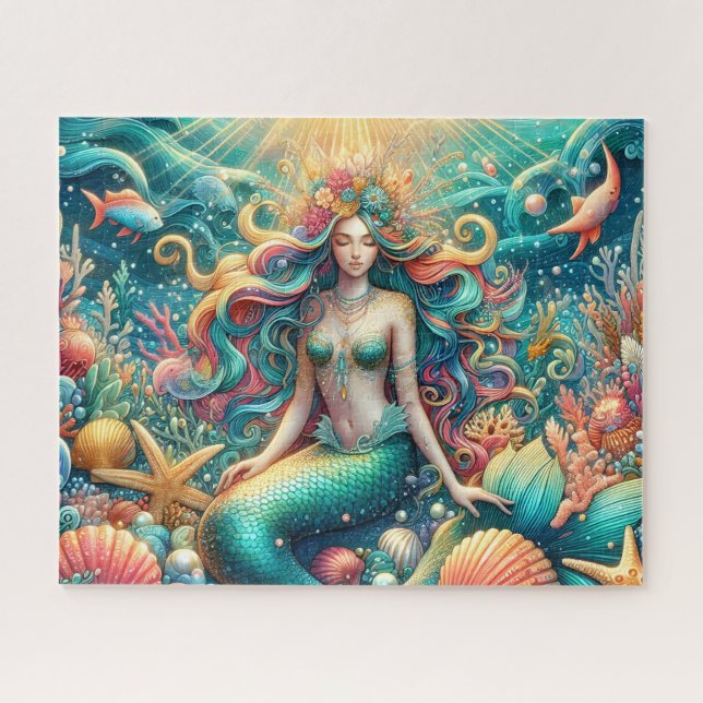 Puzzle Sirène sous-marine (Horizontal)