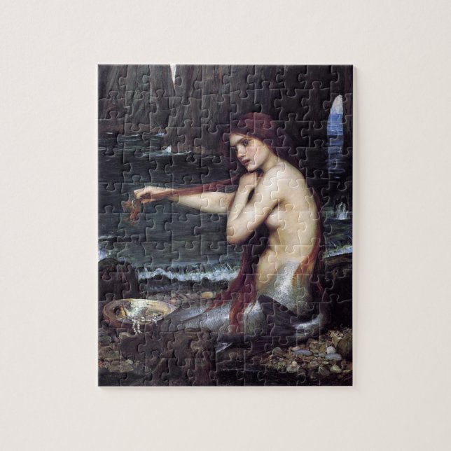 Puzzle Sirène sur la plage (Vertical)