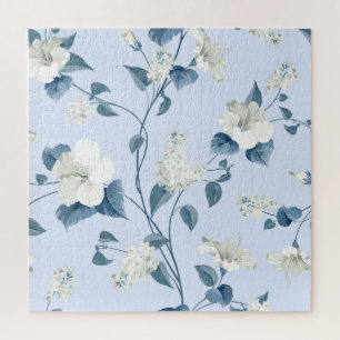 Puzzle Siringa, fleurs d'hibiscus, motif en tissu.