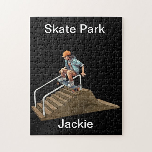 Puzzle skate board (Vertical)