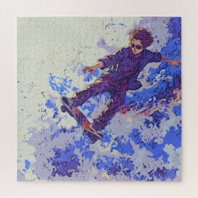 Puzzle Skate de haute volée - Skateboard Trickster (Vertical)