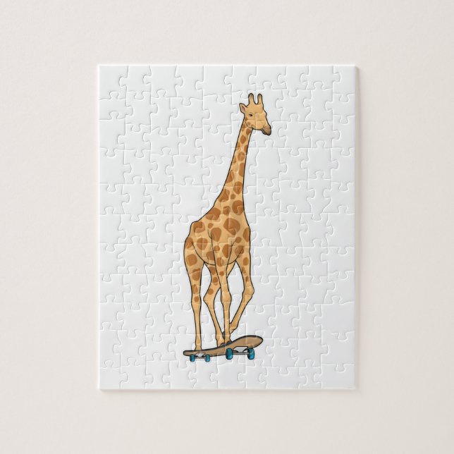 Puzzle Skateboard girafe (Vertical)