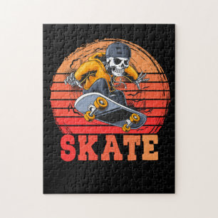 Puzzle Skateboard Retro Skateboard Vintage