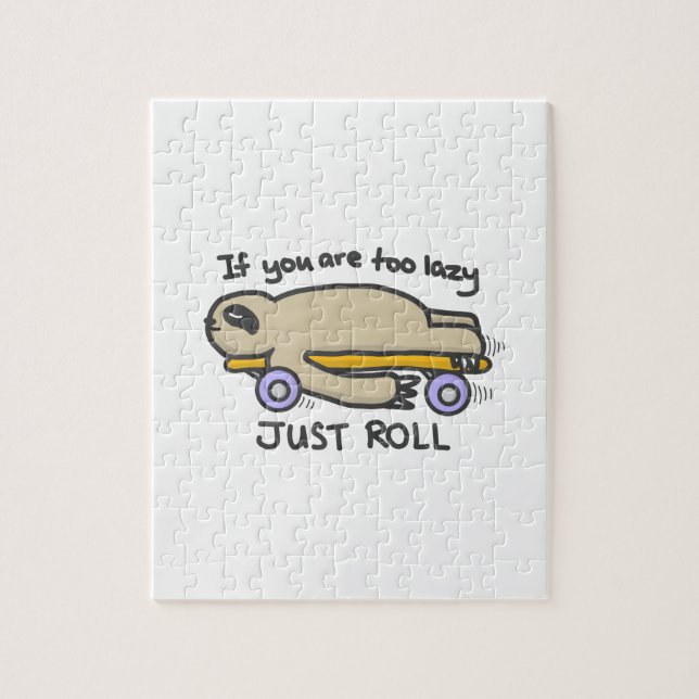 Puzzle Skateboarding de paresse (Vertical)