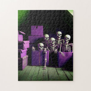 Puzzle Skeletons dans le grenier !