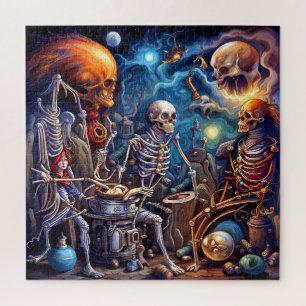 Puzzle Skeletons surréalistes II