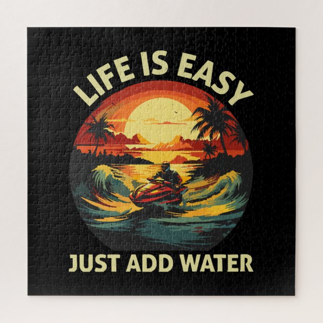 Puzzle Ski à jet classique (Vertical)