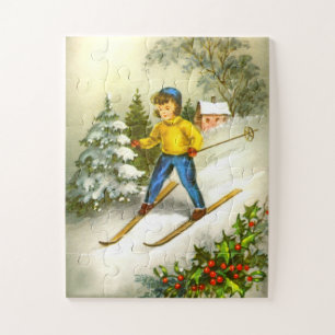 Puzzle Ski de fille